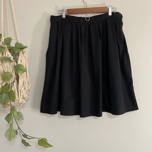 Y2K black pleated skirt by Grace Karin